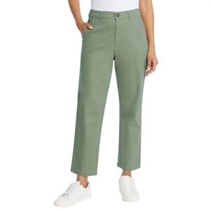 G.H. Bass & Co. Ladies' Chino Ankle Pants, Green, Size 6, NWT